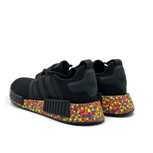 Adidas NMD R1 Men Sz 11 Casual Running Shoe Black Multicolor Trainer Sneaker NEW - Picture 11 of 11